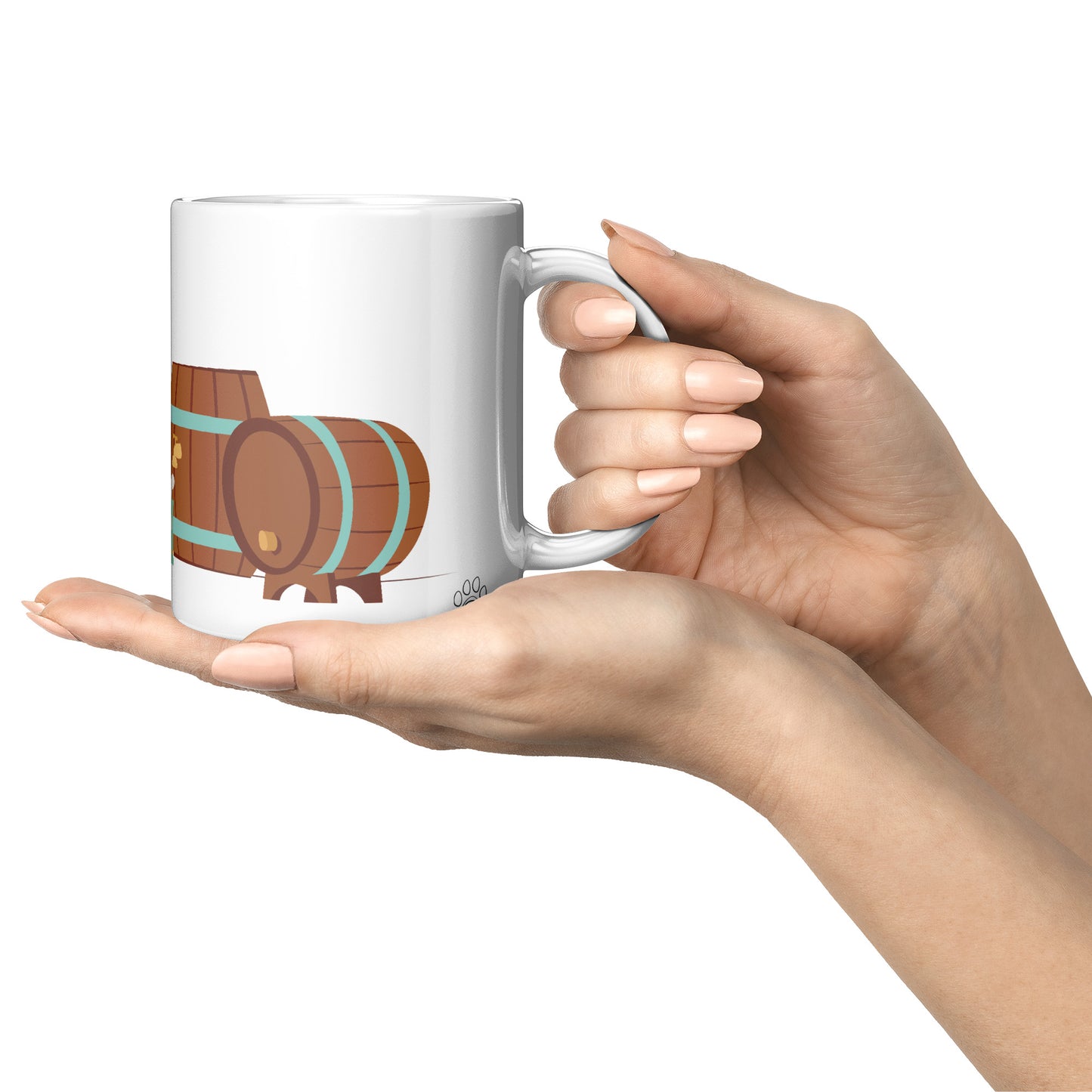 Coffee Mug - Unique - Germany - Munich - Oktoberfest - Dog - White - 11 oz