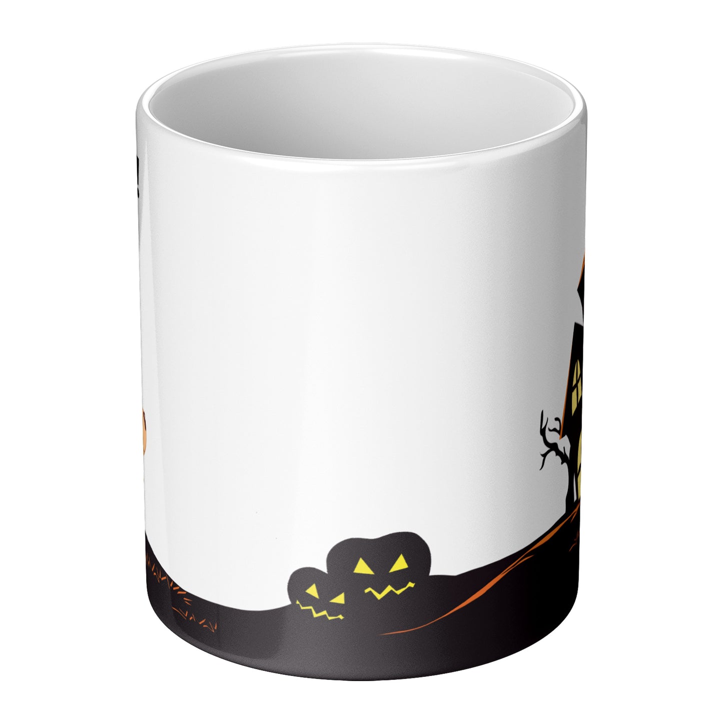 Coffee Mug - Unique - Halloween - White - 11 oz