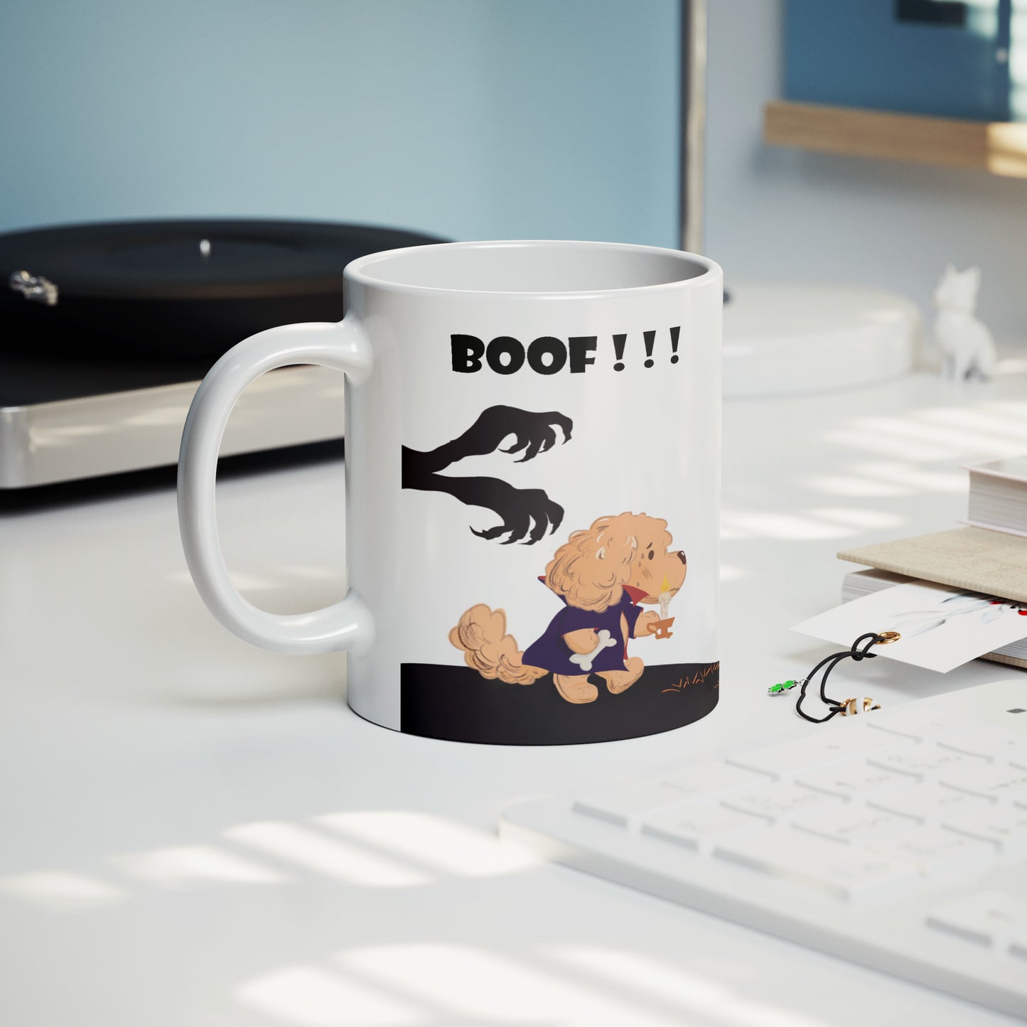 Coffee Mug - Unique - Halloween - White - 11 oz