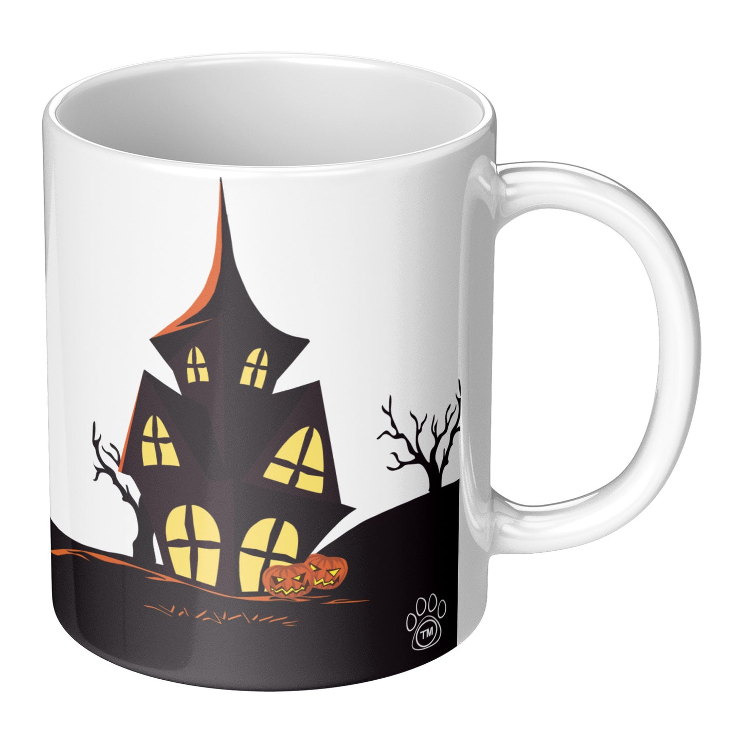 Coffee Mug - Unique - Halloween - White - 11 oz