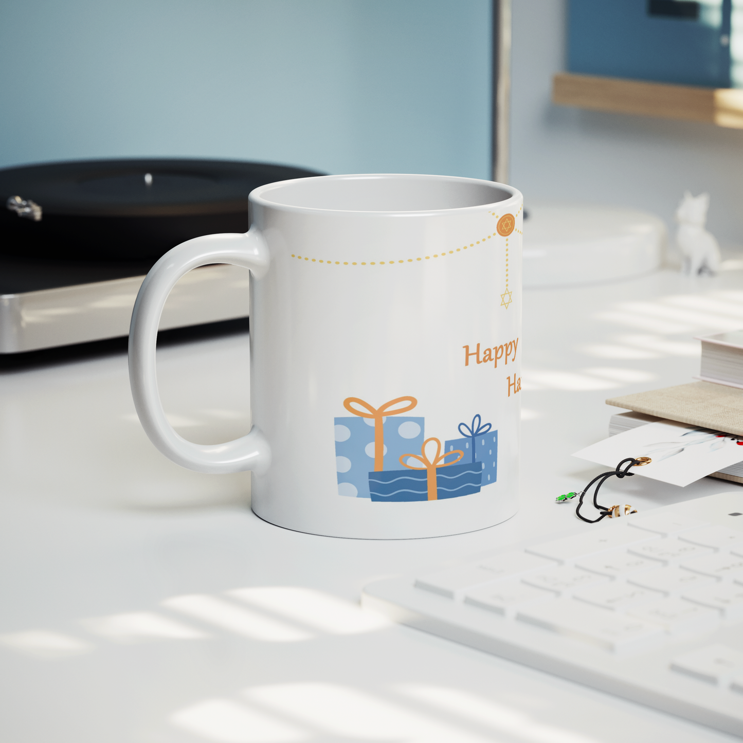 Coffee_Mug_-_Unique_-_Hanukkah_-_Dog_-_W_Lifestyle_Record_Player_Mockup.png