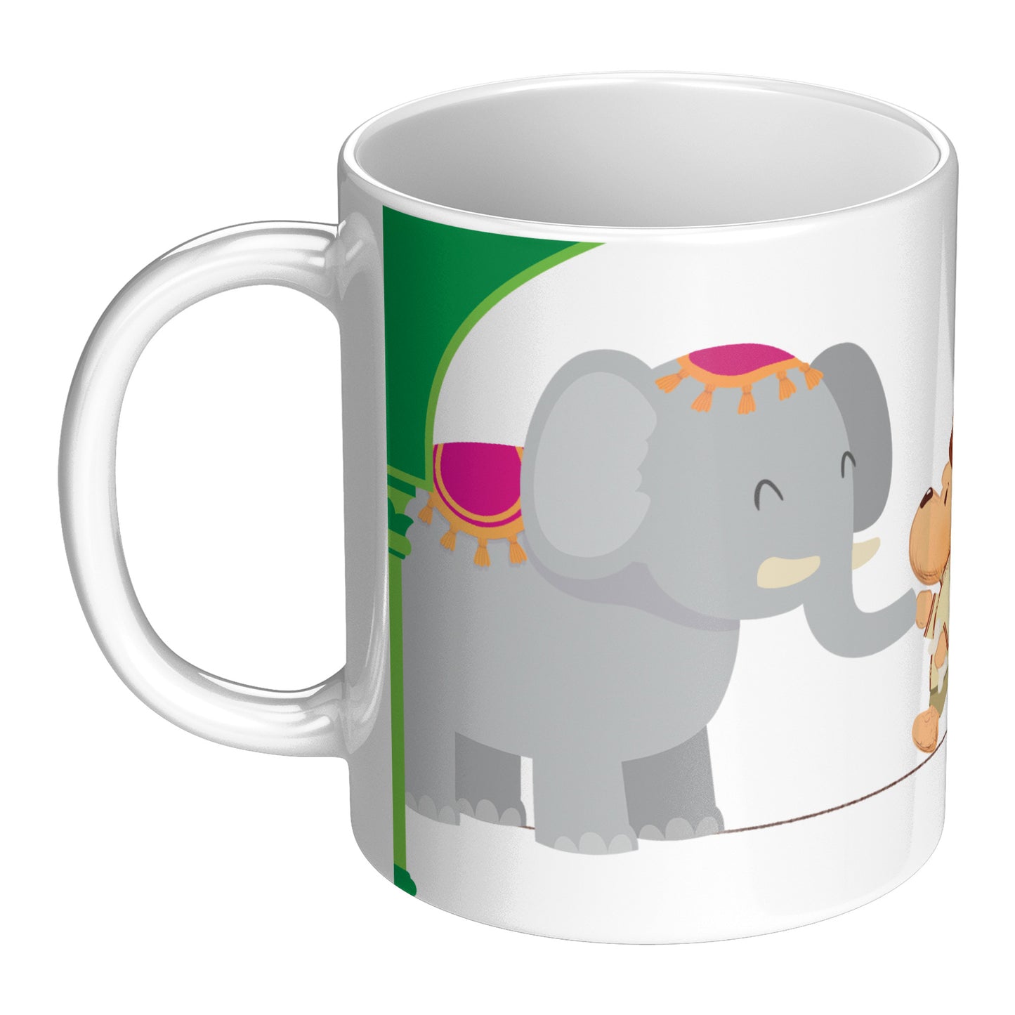 Coffee Mug - Unique - India - Dehli - Dog - White - 11 oz