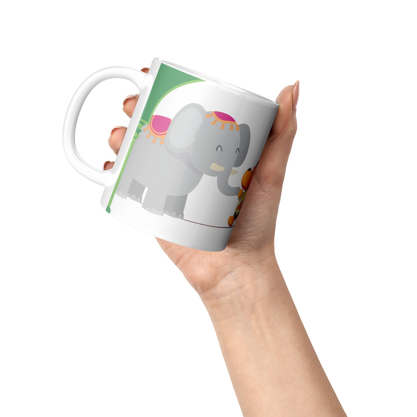 Coffee Mug - Unique - India - Dehli - Dog - White - 11 oz