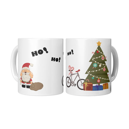 Coffee Mug - Unique - Christmas - Dog - White - 11 oz