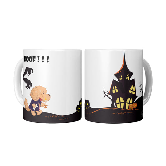 Coffee Mug - Unique - Halloween - White - 11 oz
