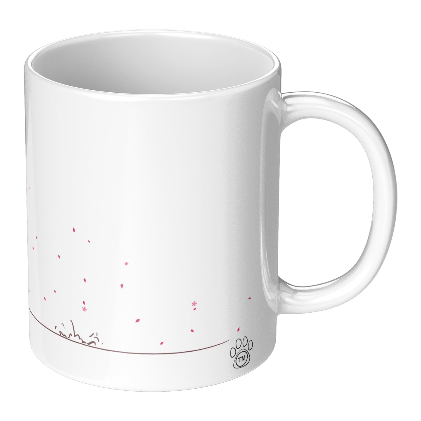 Coffee Mug - Unique - Tokyo - Tree - Dog - White - 11 oz